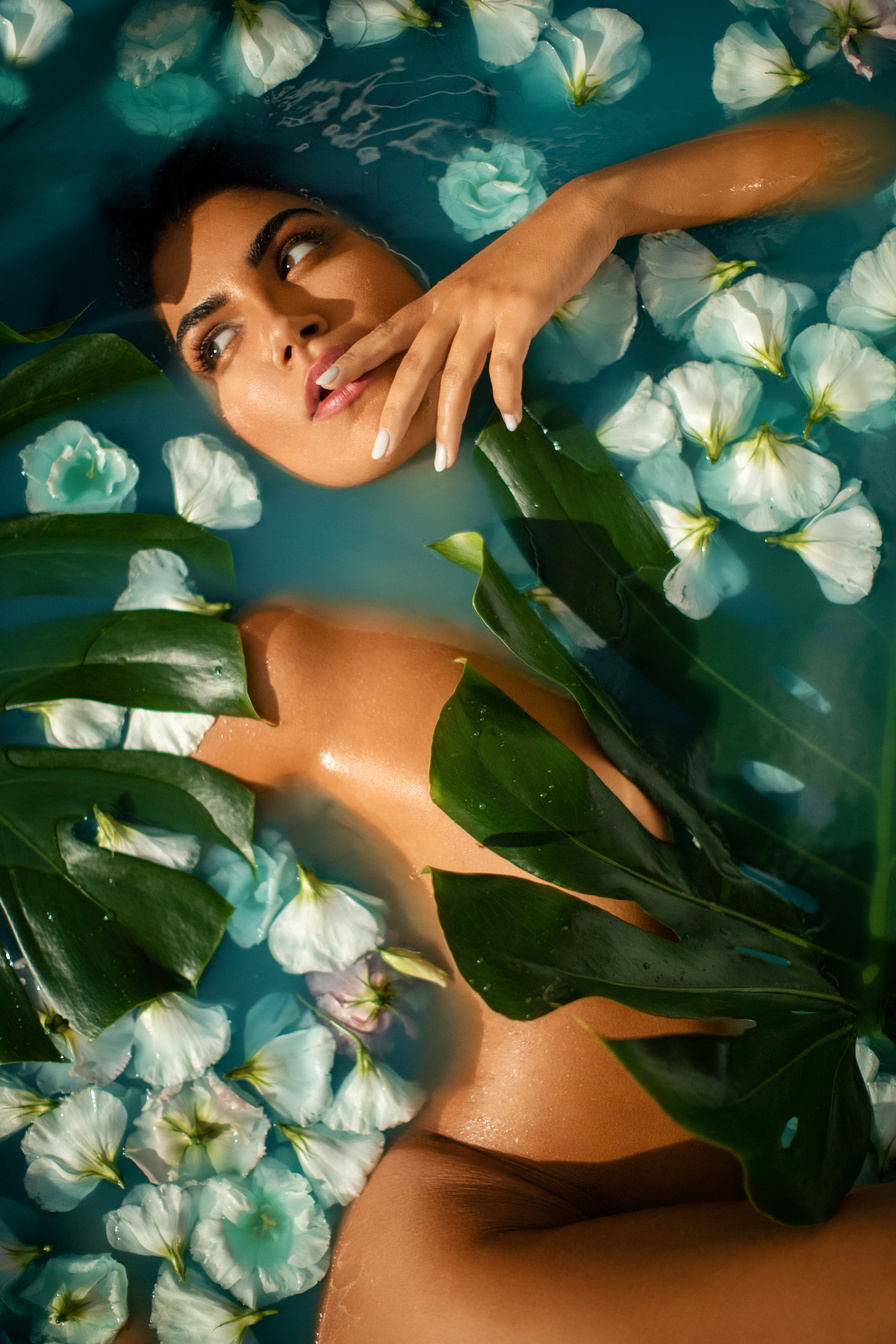 Flower bath